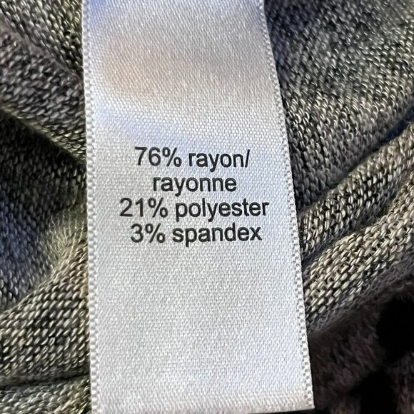 Maurices 24/7 Womens XL Animal Print Batwing Blouse Brown Black Used - Picture 8 of 16